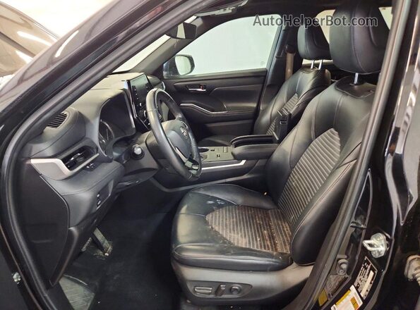 5TDLZRAH5NS110655 2022 TOYOTA HIGHLANDER Black Vista interior delantera