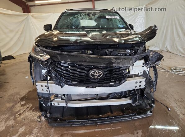 5TDLZRAH5NS110655 2022 TOYOTA HIGHLANDER Black Vista interior de 360 grados