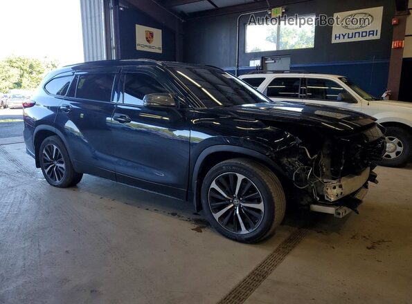 5TDLZRBHXMS119025 2021 TOYOTA HIGHLANDER Black Առջևի աջ