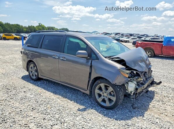 5TDXK3DCXGS702803 2016 TOYOTA SIENNA Серый Передняя правая четверть