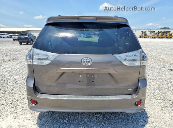 5TDXK3DCXGS702803 2016 TOYOTA SIENNA Серый Вид сзади