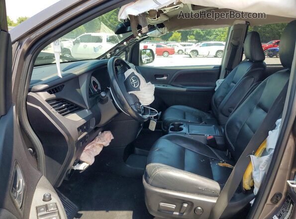 5TDXK3DCXGS702803 2016 TOYOTA SIENNA Серый Вид салона спереди