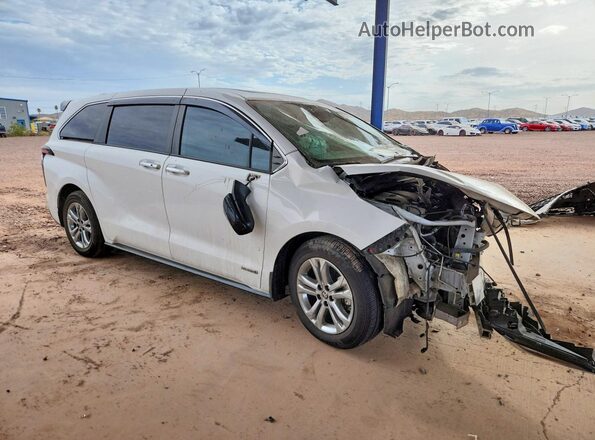 5TDXSKFC0MS032259 2021 TOYOTA SIENNA White Przód prawy