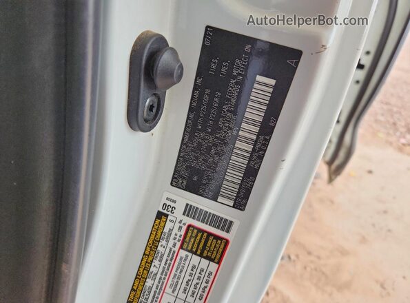 5TDXSKFC0MS032259 2021 TOYOTA SIENNA White Widok wnętrza 360 stopni