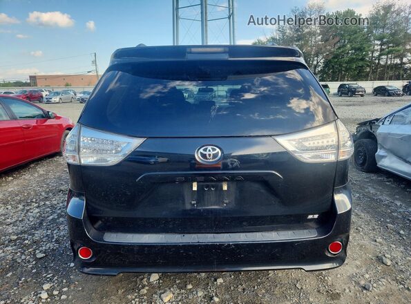 5TDXZ3DC1HS864512 2017 TOYOTA SIENNA Черный Вид сзади