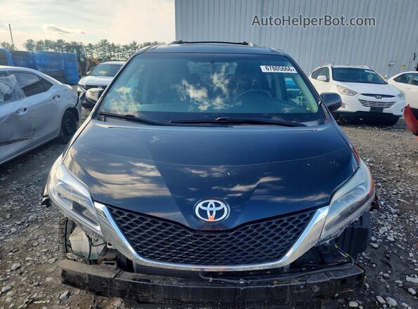5TDXZ3DC1HS864512 2017 TOYOTA SIENNA Черный Вид спереди