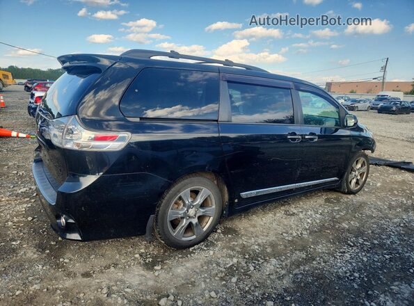 5TDXZ3DC1HS864512 2017 TOYOTA SIENNA Черный Задняя правая четверть