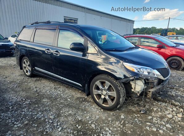 5TDXZ3DC1HS864512 2017 TOYOTA SIENNA Черный Передняя правая четверть