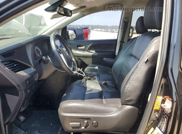 5TDXZ3DC5JS915399 2018 TOYOTA SIENNA Black Vista interior delantera