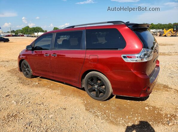 5TDXZ3DC6LS023617 2020 TOYOTA SIENNA Burgundy Rear left
