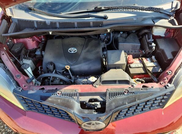 5TDXZ3DC6LS023617 2020 TOYOTA SIENNA Burgundy Engine compartment view