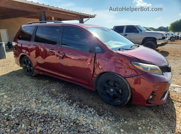 5TDXZ3DC6LS023617 2020 TOYOTA SIENNA Burgundy Front right