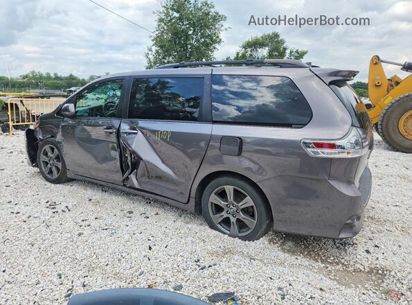 5TDXZ3DC7JS960988 2018 TOYOTA SIENNA Gray Задня ліва чверть