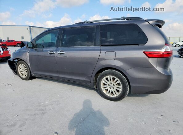 5TDYK3DC5GS705807 2016 TOYOTA SIENNA Серый Задняя левая четверть