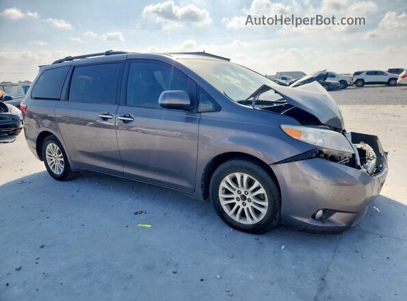 5TDYK3DC5GS705807 2016 TOYOTA SIENNA Серый Передняя правая четверть