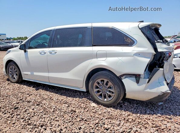5TDYRKEC5MS029908 2021 TOYOTA SIENNA Белый Задняя левая четверть