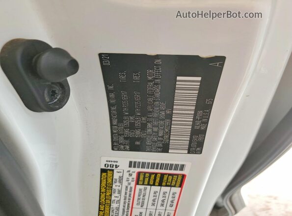 5TDYRKEC5MS029908 2021 TOYOTA SIENNA Белый Вид подкапотного пространства
