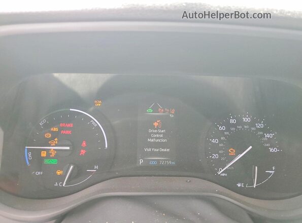 5TDYRKEC5MS029908 2021 TOYOTA SIENNA Белый Вид щитка приборов