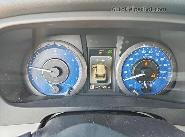 5TDYZ3DC0KS012356 2019 TOYOTA SIENNA Синий Вид щитка приборов