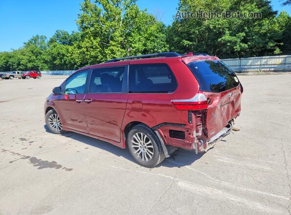 5TDYZ3DC5JS939982 2018 TOYOTA SIENNA Burgundy Tył lewy