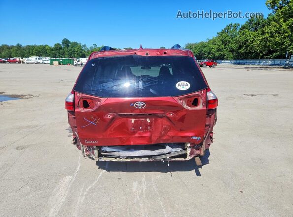 5TDYZ3DC5JS939982 2018 TOYOTA SIENNA Burgundy Widok z tyłu