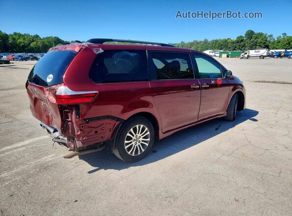 5TDYZ3DC5JS939982 2018 TOYOTA SIENNA Burgundy Tył prawy