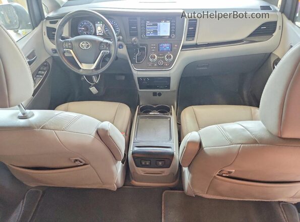 5TDYZ3DC6JS936346 2018 TOYOTA SIENNA White Вид панелі приладів