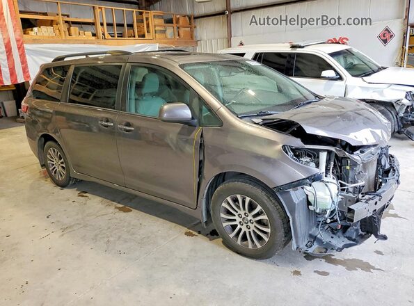 5TDYZ3DC6KS019909 2019 TOYOTA SIENNA Gray წინა მარჯვენა