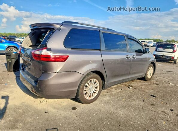 5TDYZ3DCXHS797378 2017 TOYOTA SIENNA Серый Задняя правая четверть