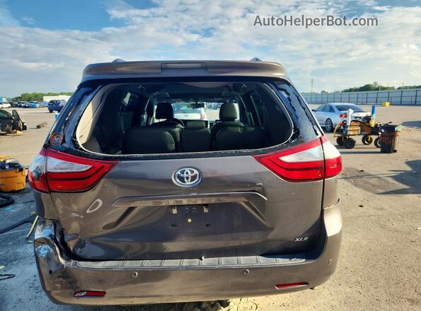 5TDYZ3DCXHS797378 2017 TOYOTA SIENNA Серый Вид сзади