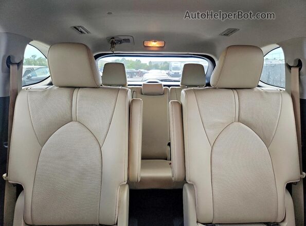 5TDYZRAHXLS000557 2020 TOYOTA HIGHLANDER Black Vista de los asientos traseros