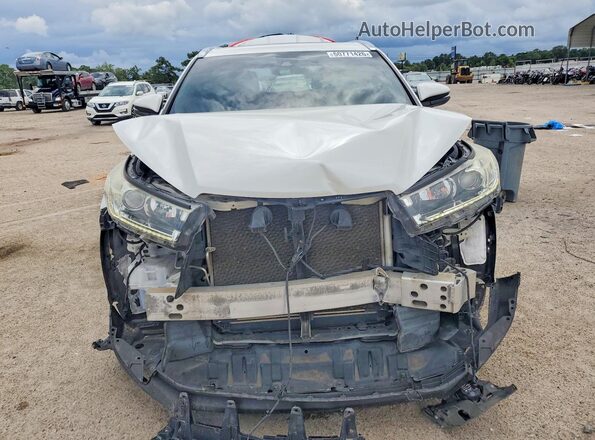 5TDYZRFH2KS323699 2019 TOYOTA HIGHLANDER White Vista frontal