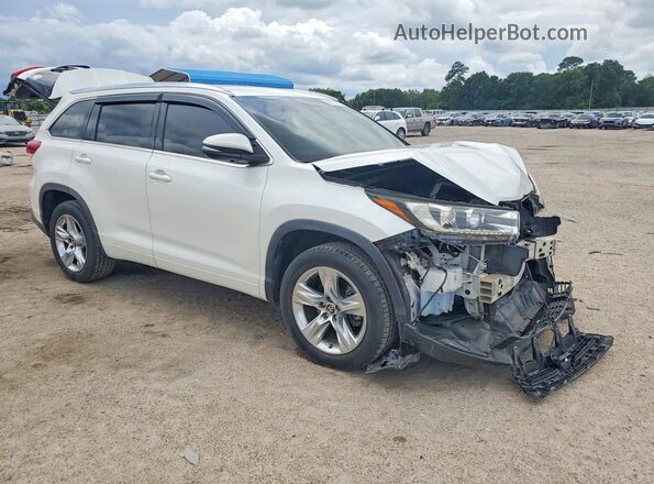 5TDYZRFH2KS323699 2019 TOYOTA HIGHLANDER White Delantero derecho