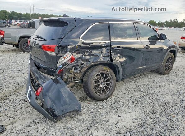 5TDYZRFH8JS276855 2018 TOYOTA HIGHLANDER Black უკანა მარჯვენა