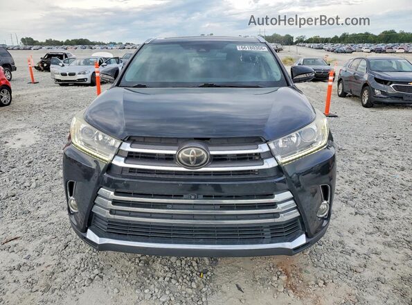 5TDYZRFH8JS276855 2018 TOYOTA HIGHLANDER Black წინა ხედი