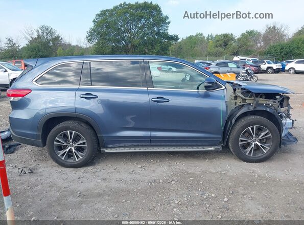 5TDZARFH2JS035773 2018 TOYOTA HIGHLANDER Blue 360 interior view