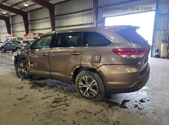 5TDZARFH8JS037852 2018 TOYOTA HIGHLANDER Tan Rear left