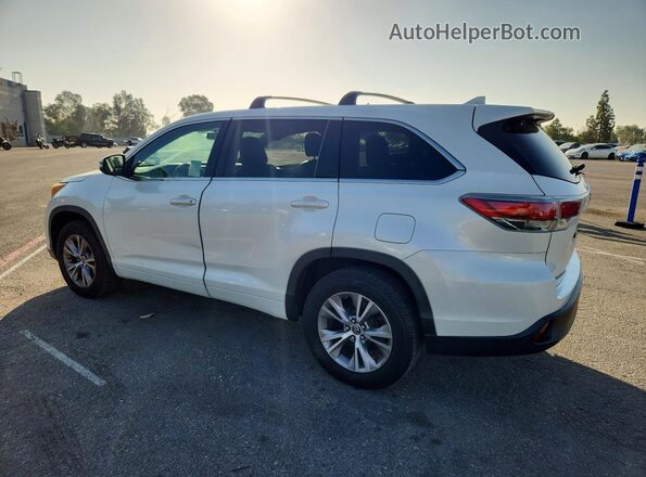5TDZKRFH7GS174285 2016 TOYOTA HIGHLANDER White Tył lewy