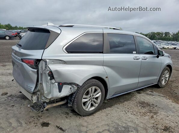 5TDZRKEC7MS005551 2021 TOYOTA SIENNA Silver Հետևի աջ