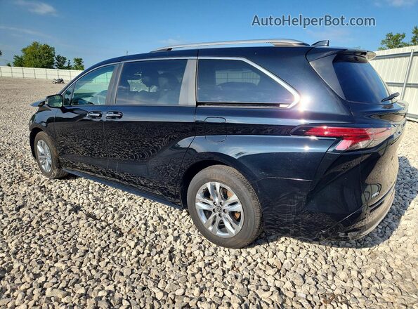 5TDZSKFC8RS118564 2024 TOYOTA SIENNA Black უკანა მარცხენა