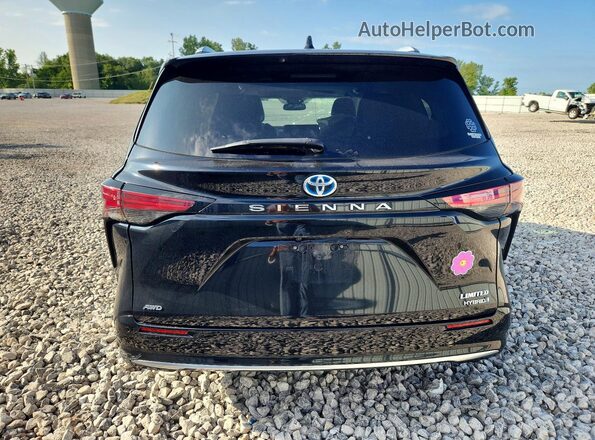 5TDZSKFC8RS118564 2024 TOYOTA SIENNA Black უკანა ხედი