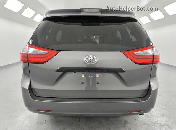5TDZZ3DC0LS042477 2020 TOYOTA SIENNA Gray Вид ззаду