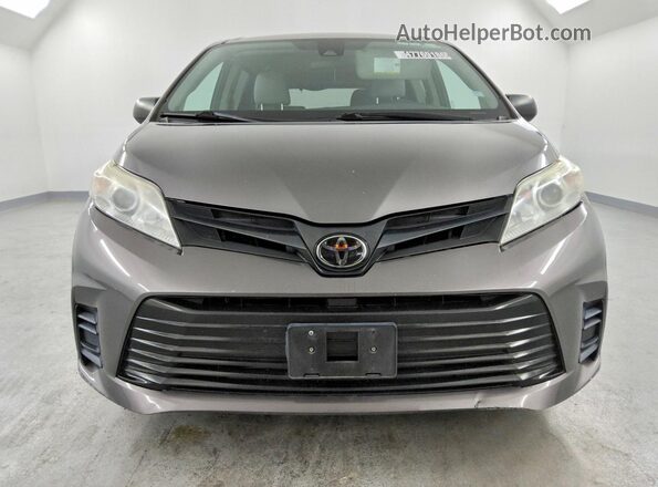 5TDZZ3DC0LS042477 2020 TOYOTA SIENNA Gray Вид спереду