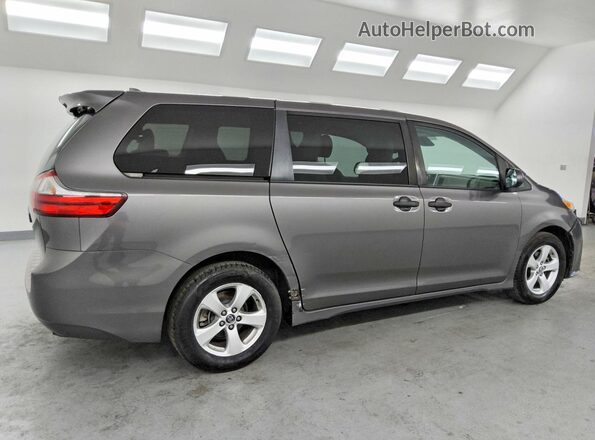 5TDZZ3DC0LS042477 2020 TOYOTA SIENNA Gray Задня права чверть