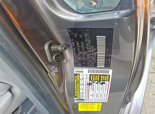 5TDZZ3DC0LS042477 2020 TOYOTA SIENNA Gray Вид наклейки з VIN-кодом