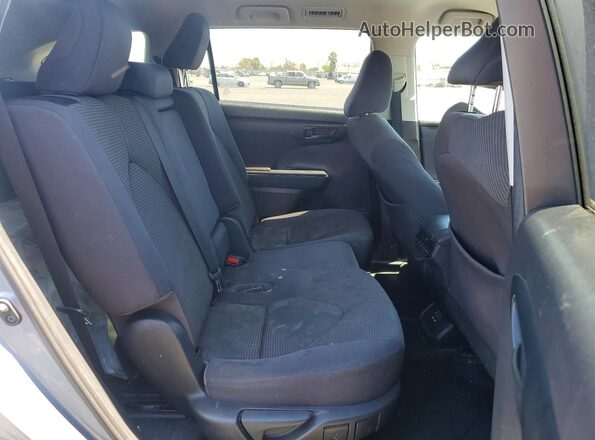 5TDZZRAH6LS009633 2020 TOYOTA HIGHLANDER Silver Вид задніх сидінь