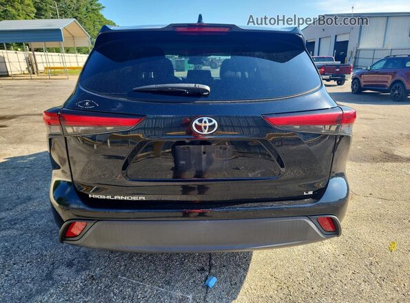 5TDZZRAH9MS073537 2021 TOYOTA HIGHLANDER Black Vista trasera
