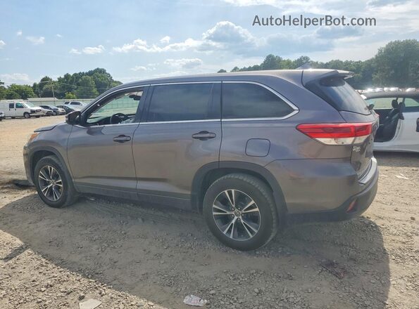 5TDZZRFH0JS247001 2018 TOYOTA HIGHLANDER Gray Հետևի ձախ