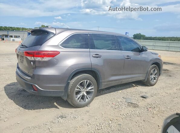 5TDZZRFH0JS247001 2018 TOYOTA HIGHLANDER Gray Հետևի աջ