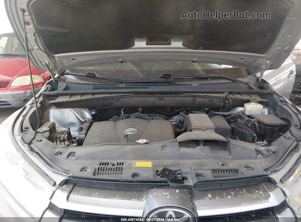 5TDZZRFH3JS236736 2018 TOYOTA HIGHLANDER Серебряный Вид сзади